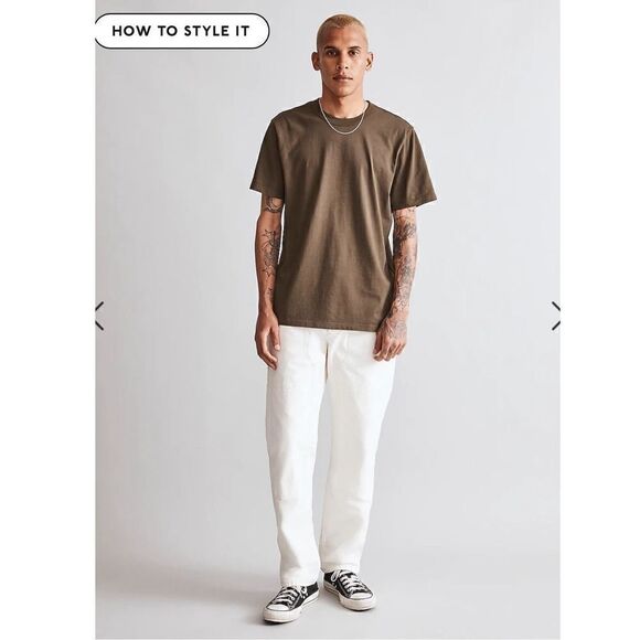 $35 Madewell Garment-Dyed Allday Crewneck size XS m1 - Picture 1 of 4
